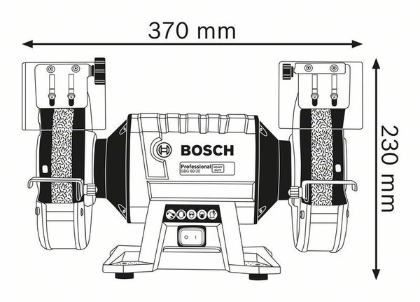 Bosch Doppelschleifmaschine GBG 60-20